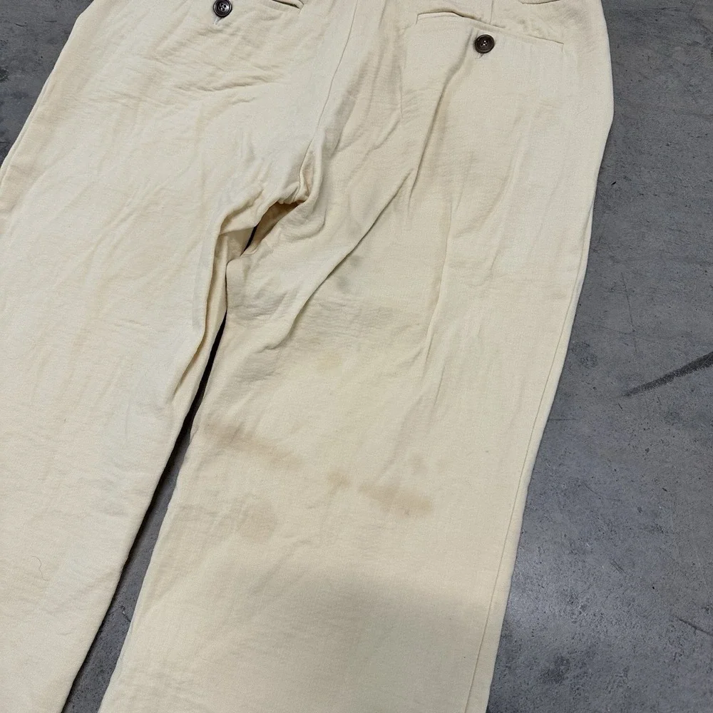 Dolce & Gabbana Vintage 90's Wool Blend Pants Beige Size 40 Made In‎ Italy